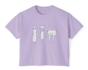 Lets Party boxig t-shirt för kvinnor