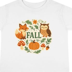 Fall/Autumn Pumpkin Print Toddler Long Sleeve Tee: Festive for Halloween or Thanksgiving