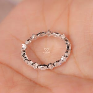 vintage wedding band, wedding ring, eternity ring, promise ring, lab diamond ring