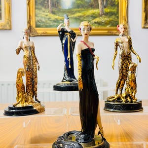 Erte Figurine Franklin Mint - Etsy