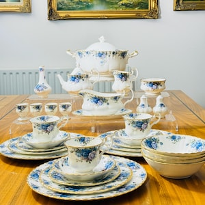 Royal albert blue roses - Etsy 日本
