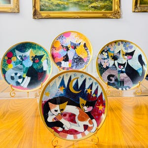 Rosina Wachtmeister Cat's Plate - Etsy