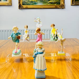 Royal Worcester “days of the Week” – Full Set of 7 Girls Figurines 