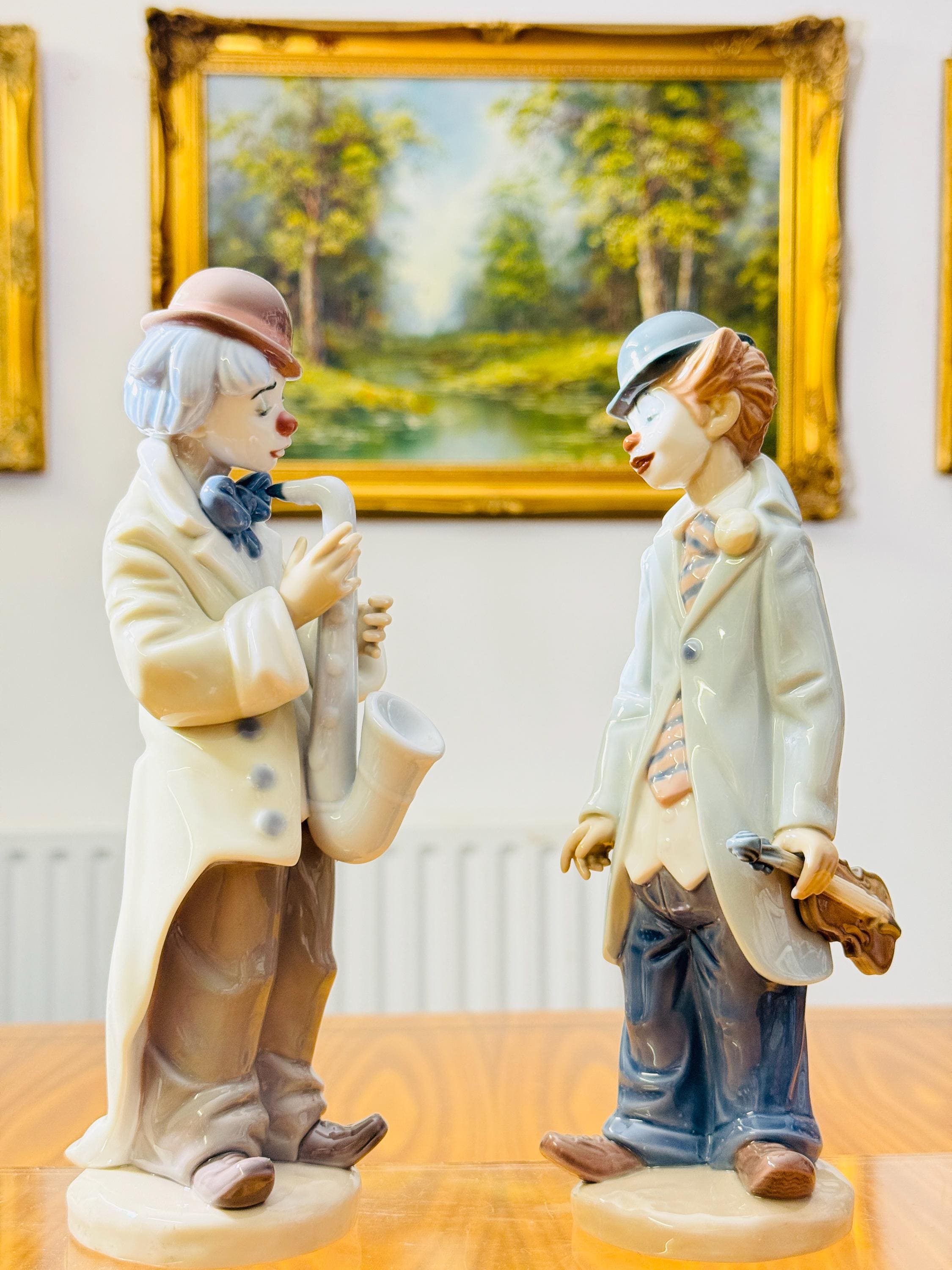 Lladro Sad Sax Clown - Etsy
