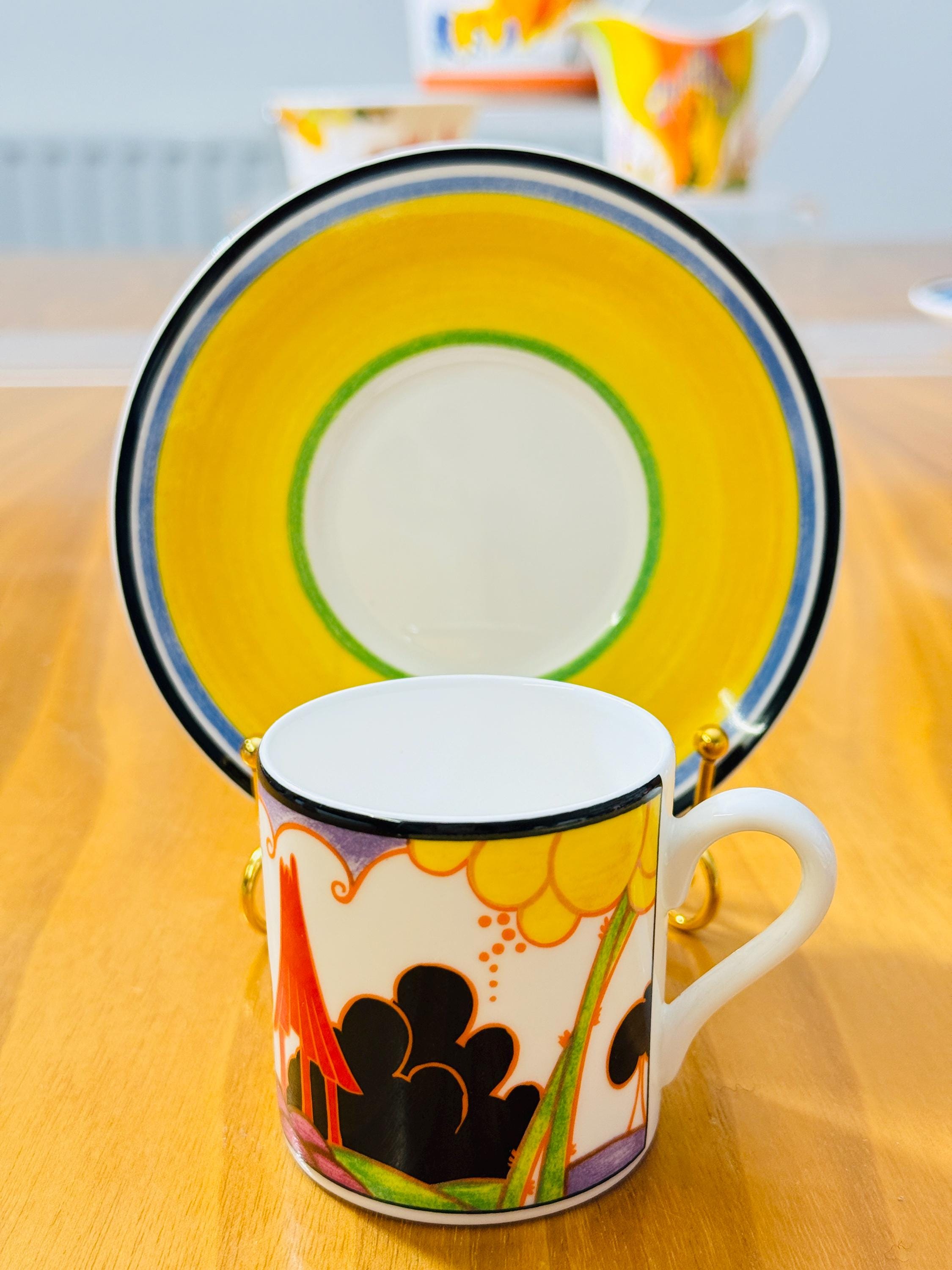 Clarice Cliff Connoisseur Collection Coffee Set – Café Chic