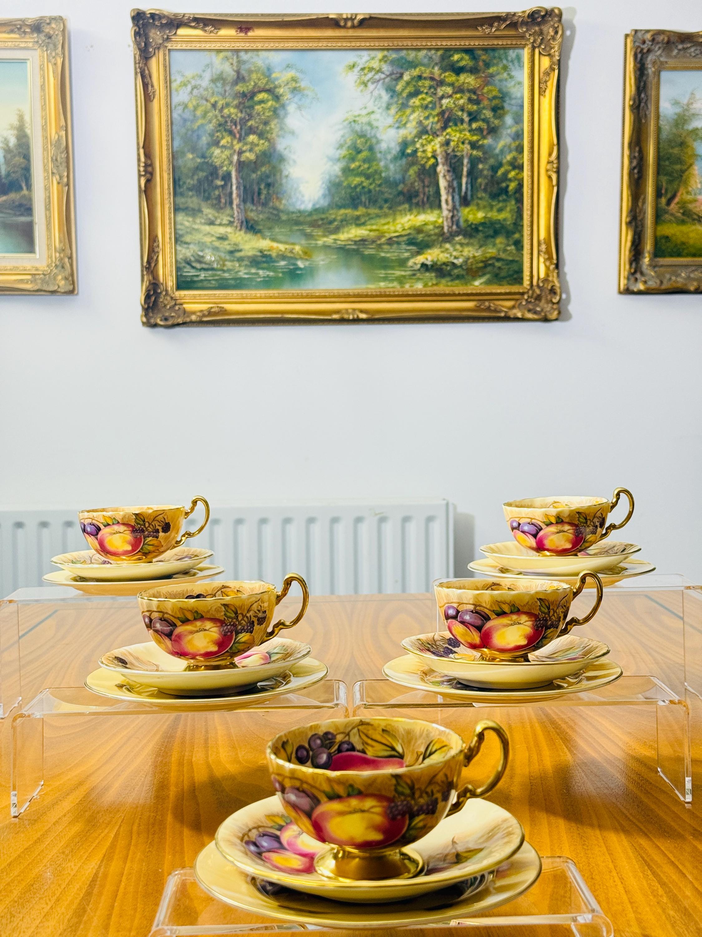 Aynsley Orchard Gold - Etsy