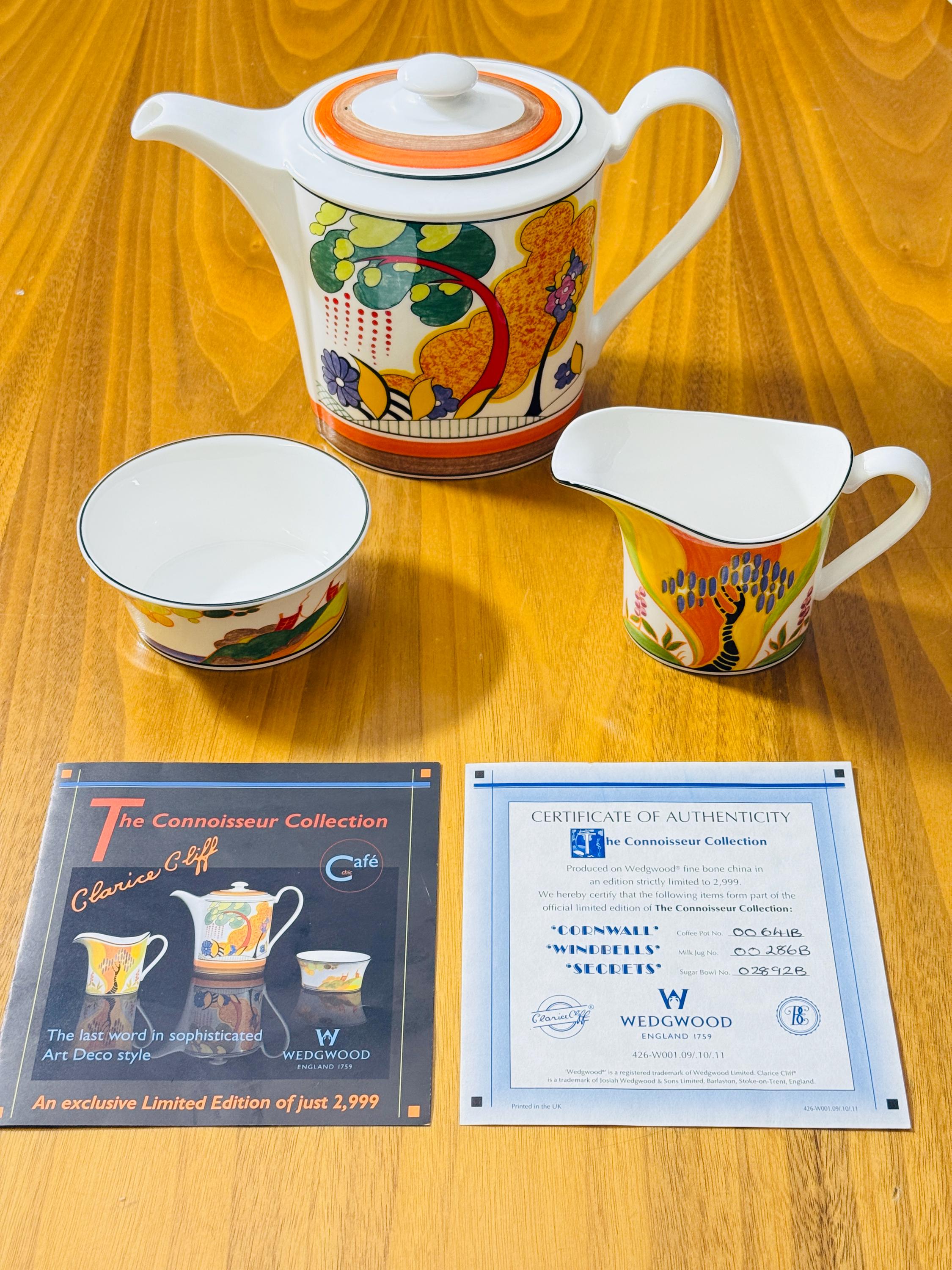 Clarice Cliff Connoisseur Collection Coffee Set – Café Chic