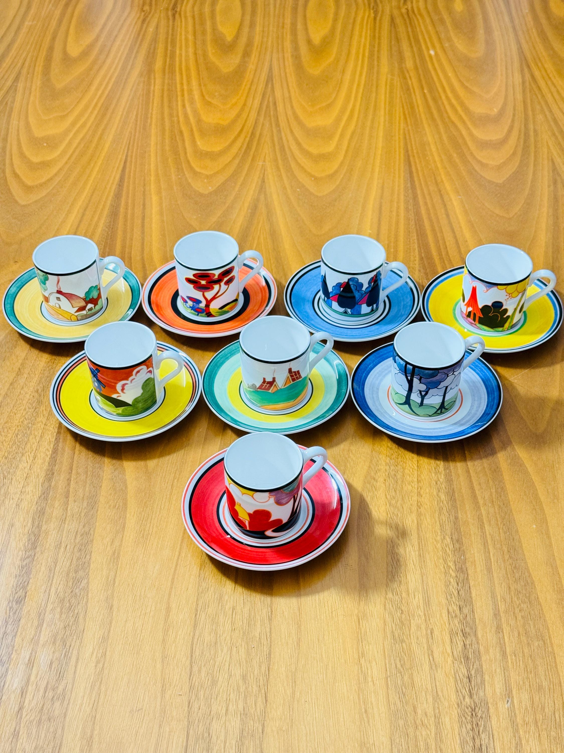 Clarice Cliff Connoisseur Collection Coffee Set – Café Chic