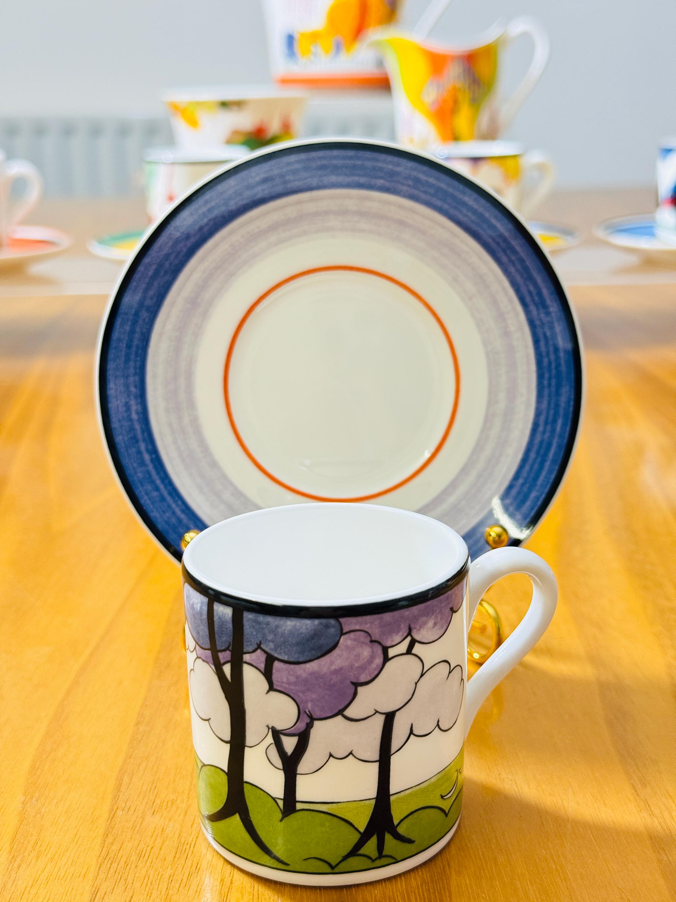 Clarice Cliff Connoisseur Collection Coffee Set – Café Chic