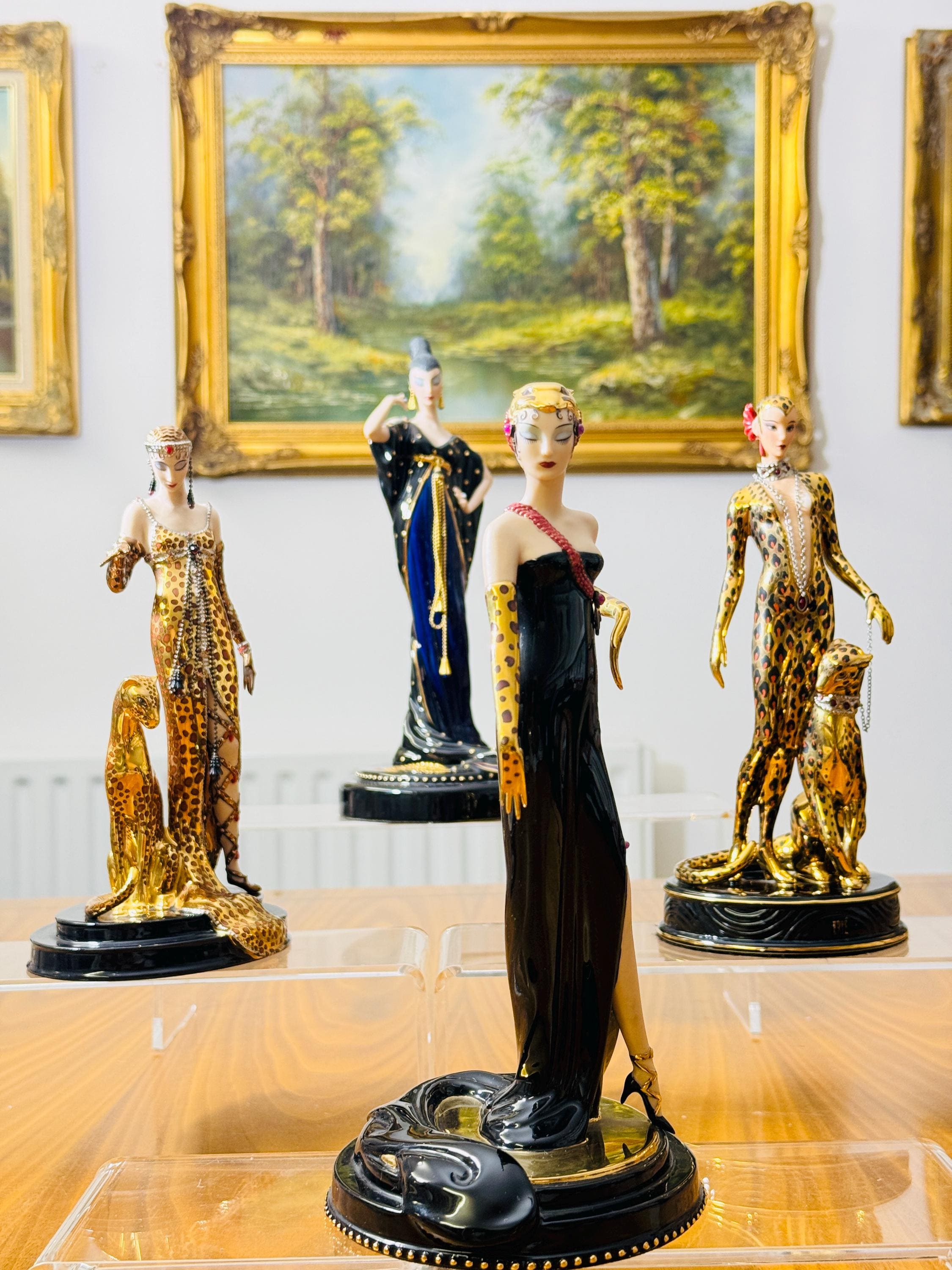 Erte Figurine Franklin Mint - Etsy