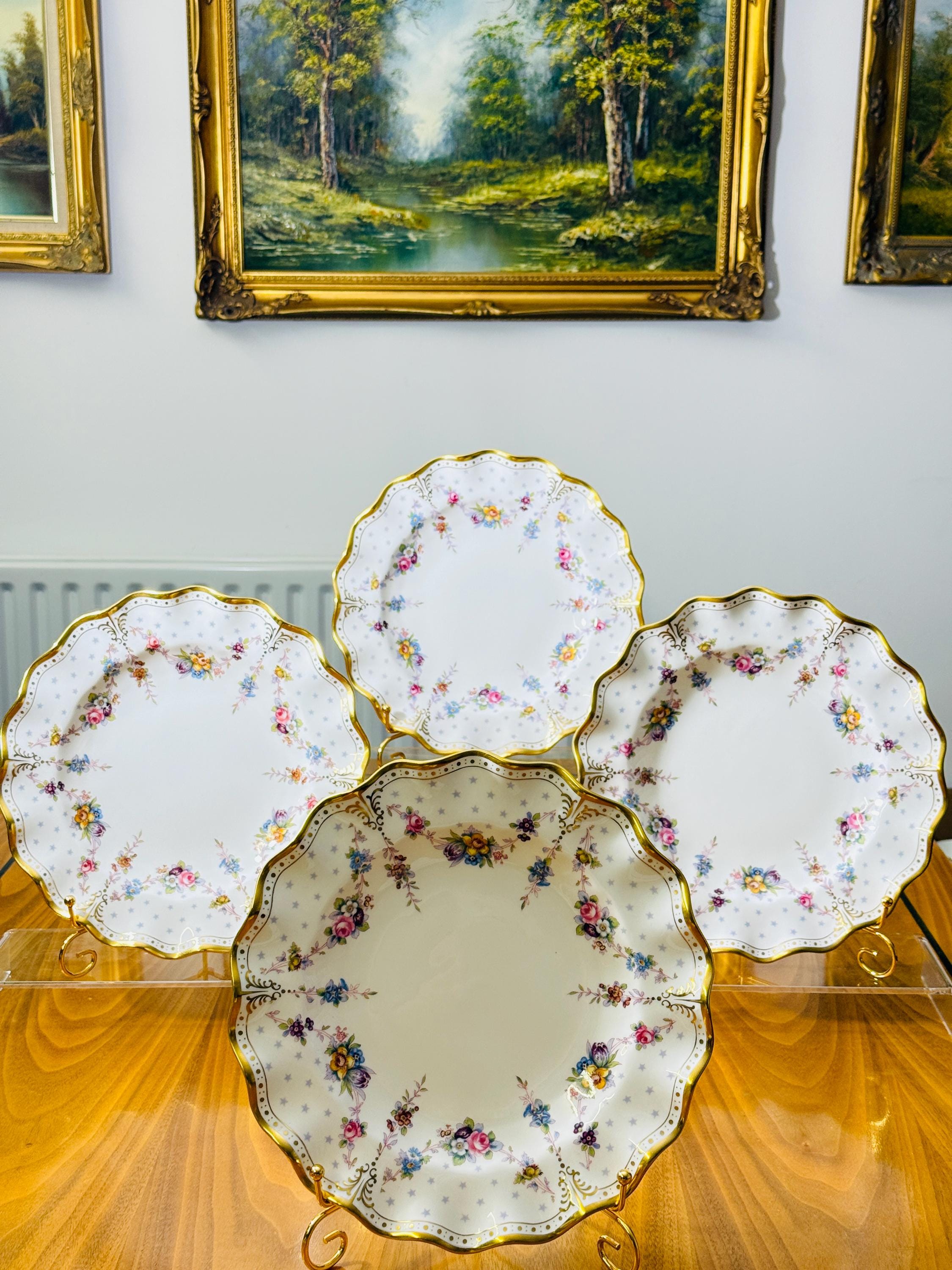  Crown Derby  Antoinette 皿 Royal Crown Derby Royal Antoinette