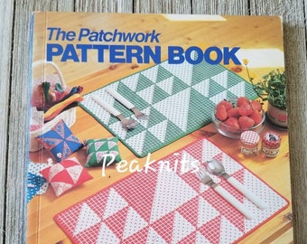 Crafting and Pattern Book - The Patchwork Pattern Book - Quilting Patterns, Holiday Recipes, Country Needlecraft, 1979, Carter Houck