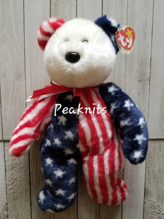 ty blue teddy bear