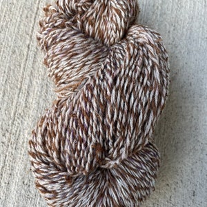 Handspun Yarn Triple Twist, DK Weight, 249.33 yards, Hand Dyed Merino Sheep Wool and Huacaya Alpaca, 3 Ply, 4.6 ounces image 2