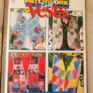 Quilt patronen patchwork Easy vesten, 8 speciale vesten te dragen en te delen, Elsie's harten, yo yo mand Dreamsicle huis van witte Birches, 1995