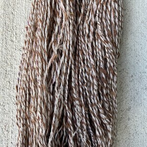 Handspun Yarn Triple Twist, DK Weight, 249.33 yards, Hand Dyed Merino Sheep Wool and Huacaya Alpaca, 3 Ply, 4.6 ounces image 4