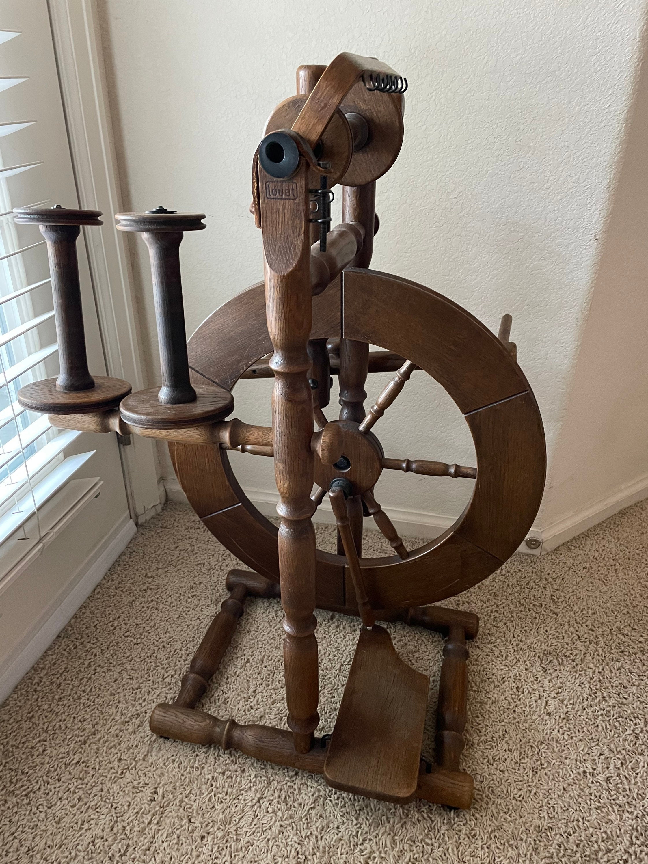 Spinning Wheel Vintage Louet S71 1989 Single Treadle - Etsy