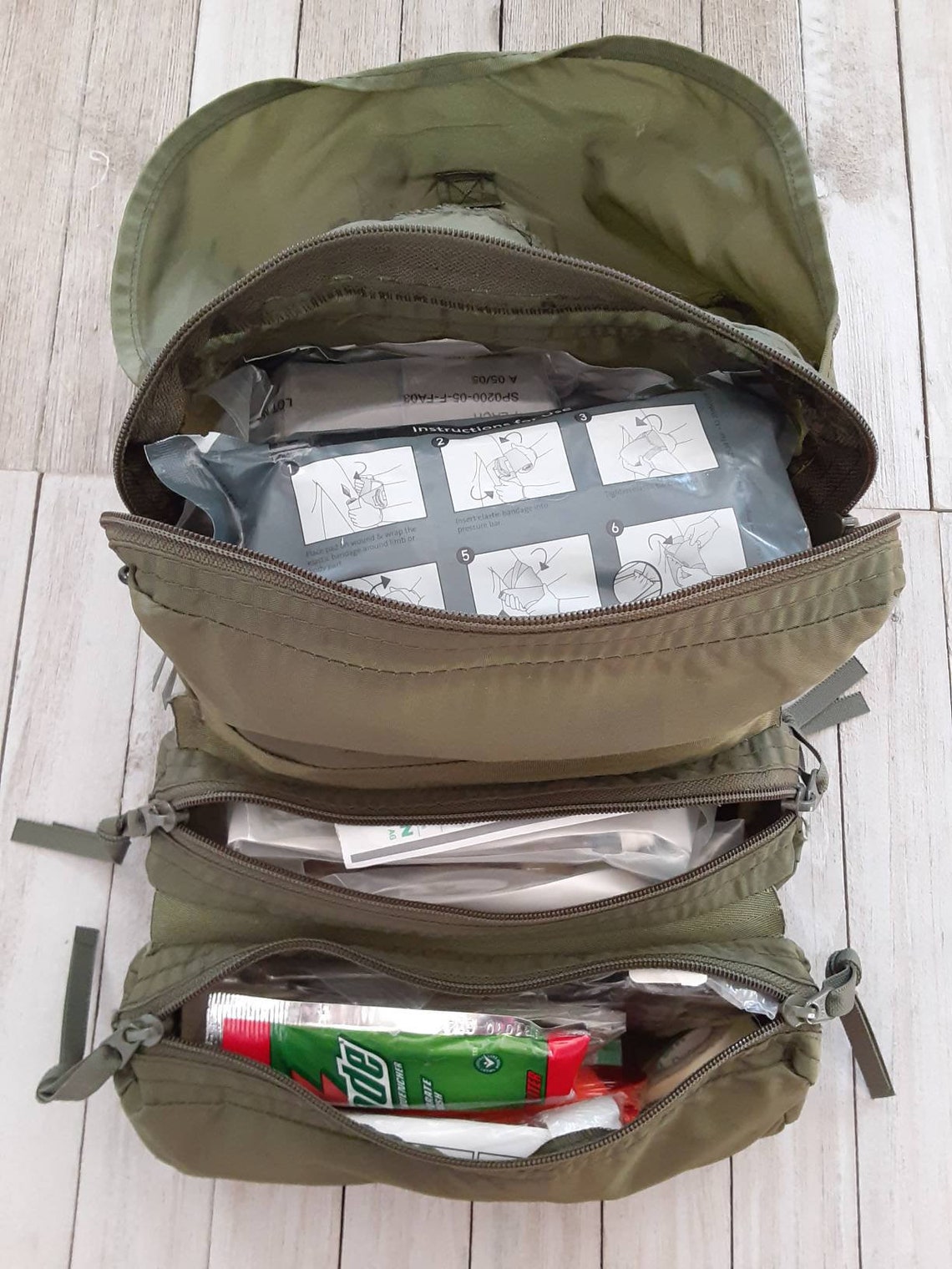 Combat Life Saver CLS Bag Vintage US Army Medic GI Issue Etsy