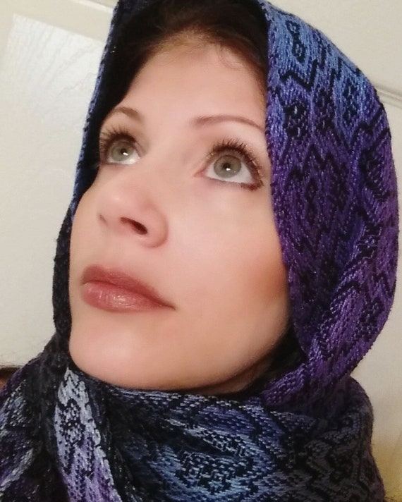 stein ALPACA LONG MUFFLER BLACK 100% Wool men muffler Black Muffler