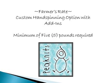 Custom Hand Spinning Service - Farmer's Rate - Fiber Processed into 2ply Worsted Weight Yarn - With Add-Ins - Chiengora, Cat, Dog, Angora