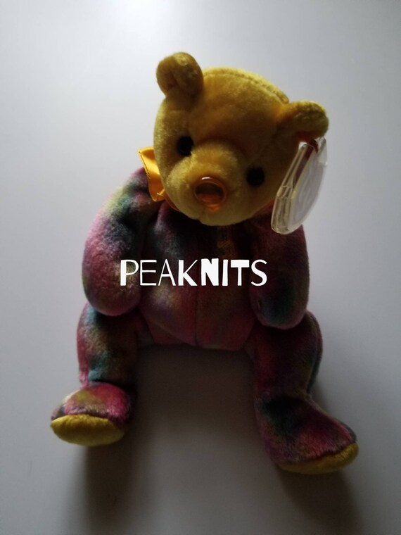 clown bear beanie baby