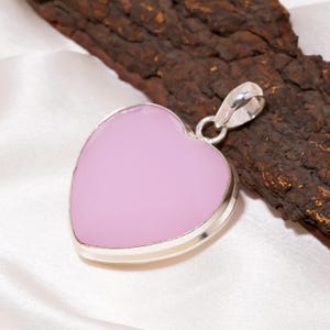 Rose Quartz Heart Pendant: Pink Gemstone Boho Jewelry