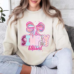 Simply Blessed Coquette Png, Retro Christian Png, Faith png, Christian Coquette PNG, Religious Png, Bible Verse Png, Bow Png, Pink Coquette