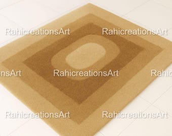 Handmade Modern Wool Area Rug Hand Tufted Abstract Rugs for Living room, Bedroom, Home Decor Rug Custom Size Rug 7x10, 8x10, 9x12,