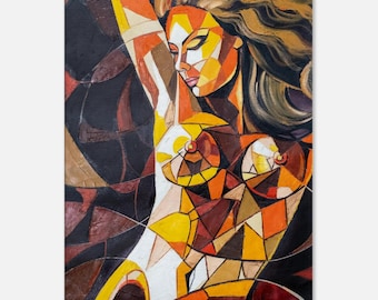 Grace by Artur Pashikyan – Art Print on Canvas, Geometric Abstraction, Modernist Elegance