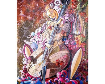 Melody 2 Aluminum Print - Vibrant, Durable Artwork for Modern Decor