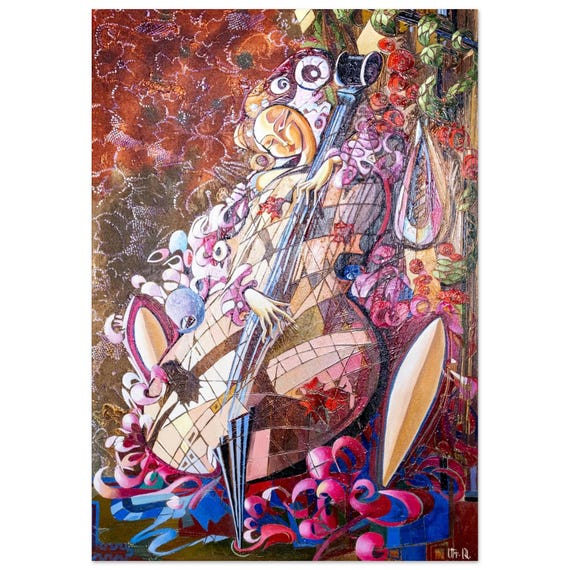 Melody 2 Aluminum Print - Vibrant, Durable Artwork for Modern Decor