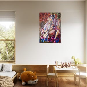 Melody 2 Aluminum Print - Vibrant, Durable Artwork for Modern Decor image 7