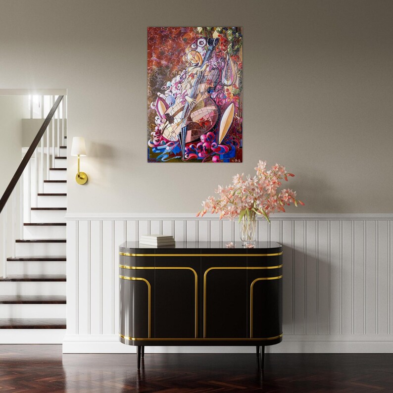 Melody 2 Aluminum Print - Vibrant, Durable Artwork for Modern Decor image 8