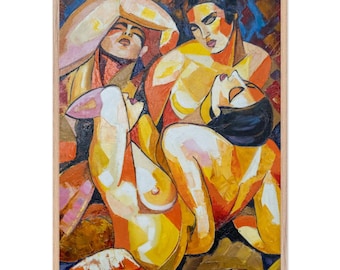 Artur Pashikyan 'Mixed Feelings' Print on Canvas