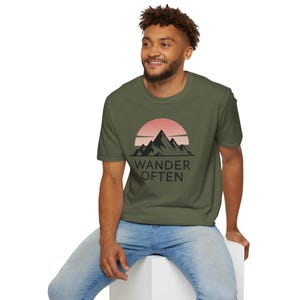 Adventure-Ready Unisex Softstyle T-Shirt - Perfect for Travelers, Campers, Gifts, Outdoor Activities, and Everyday Wear!