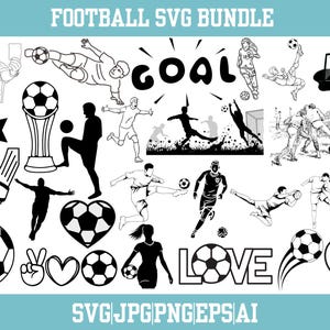 Football SVG Bundle,Sports Balls Bundle,Football Designs,Football Game Day svg,Football SVG Cut Files For Cricut,Digital Download file