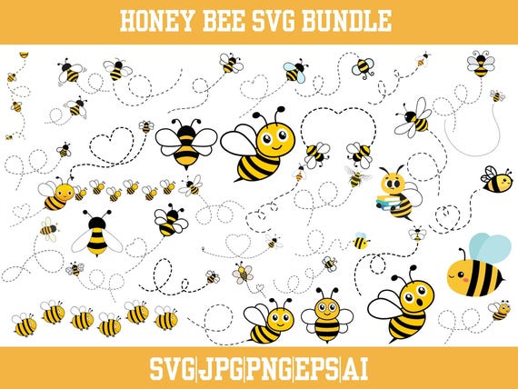 Bee Svg Bundle,Cute Bee Clipart,Queen Bee Svg,Honey Svg,Bee Png Bundle,Bee Pun Svg,Bee Hive Svg,Svg File For Cricut,Bee Lover Svg,flying bee