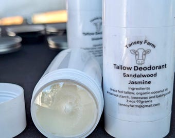 Grass Fed Tallow Deodorant: All Natural