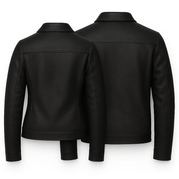 Handmade Leather Couple Jackets Matching Men's Women's Classic