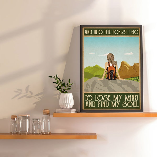 Into the Forest I Go to Lose My Mind and Find My Soul - Shop Online - Etsy