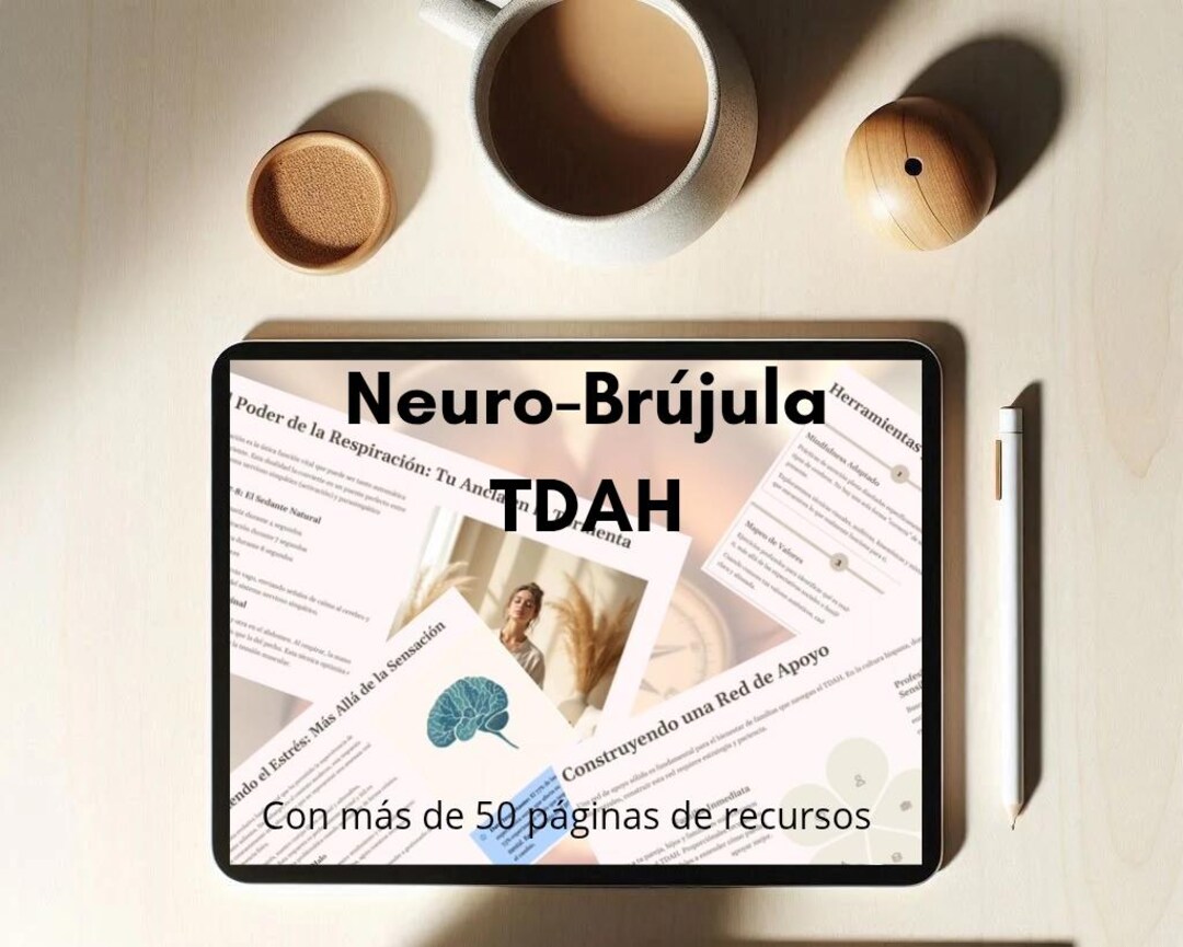 ADHD Planner for Adults in Spanish | Digital Therapy Manual and Journal ...