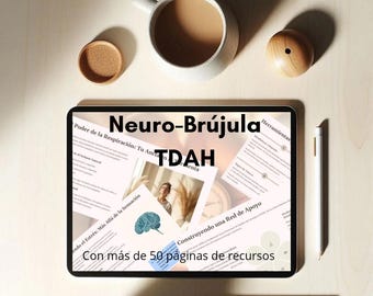 ADHD Planner for Adults in Spanish | Digital Therapy Manual and Journal with Cultural Guide | Neuro-Compass for Emotional Regulation