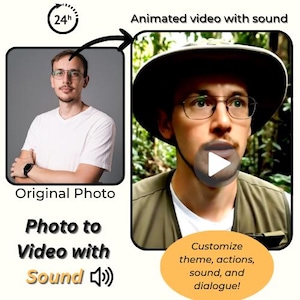 Cinematic Photo Animation with Sound + Custom Setting & Dialogue | (SceneShift)