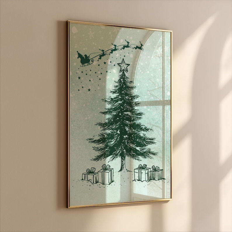 Kerst posters, schilderijen & behang - Sfeer aan de Muur