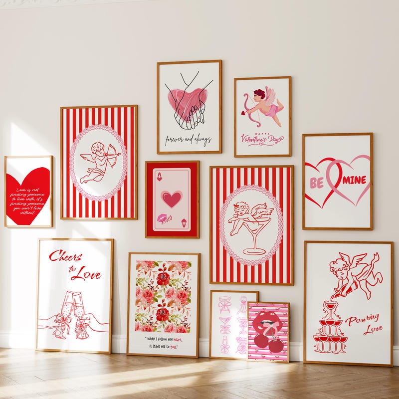Valentines Retro Posters - Etsy