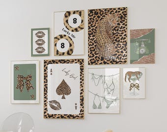 Trendy Gallery Wall Art Prints: Y2k Dorm College Apartment Bedroom Decor for Clean Girl