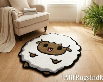 Handmade Sheep Tufted Rug