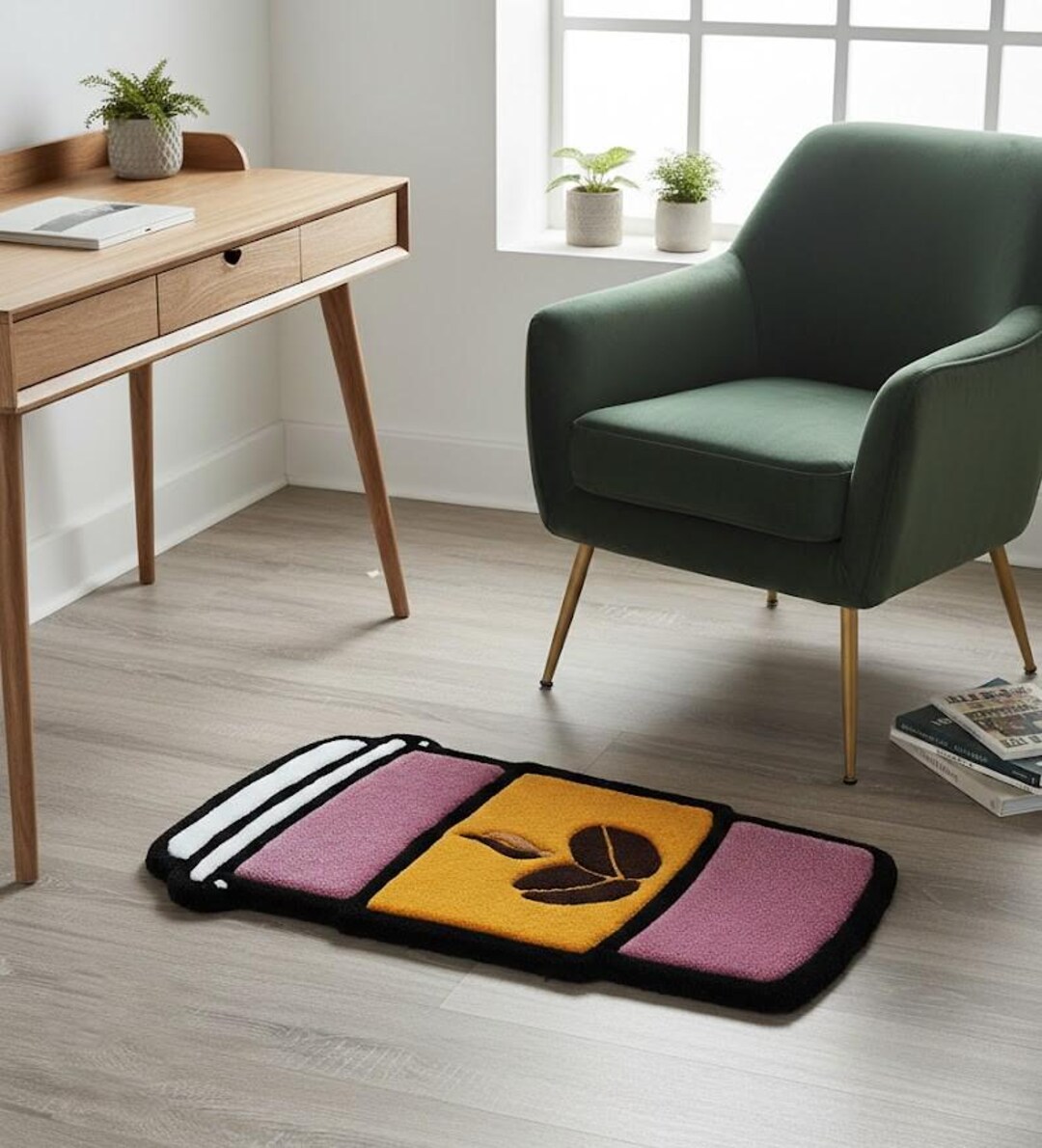 Handmade Coffee To-go Cup Rug - Etsy