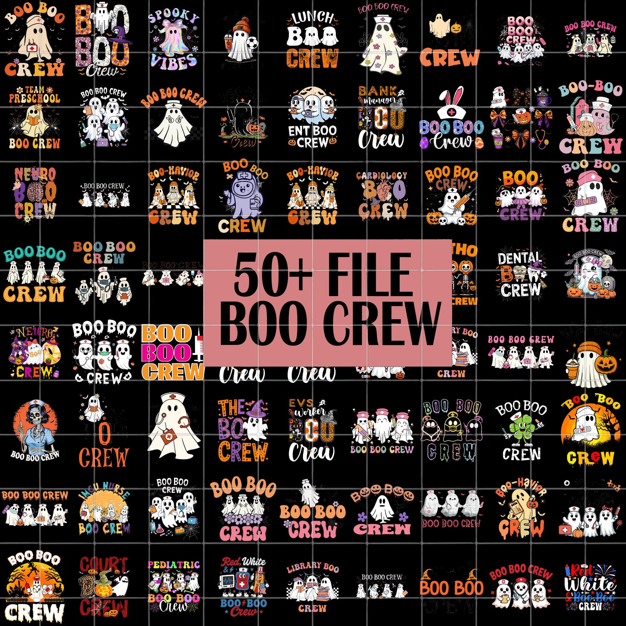 Boo Crew Print - Etsy