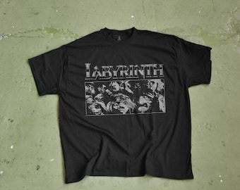 Labyrinth Movie Graphic Tee | 80s Retro Fantasy Unisex T-Shirt